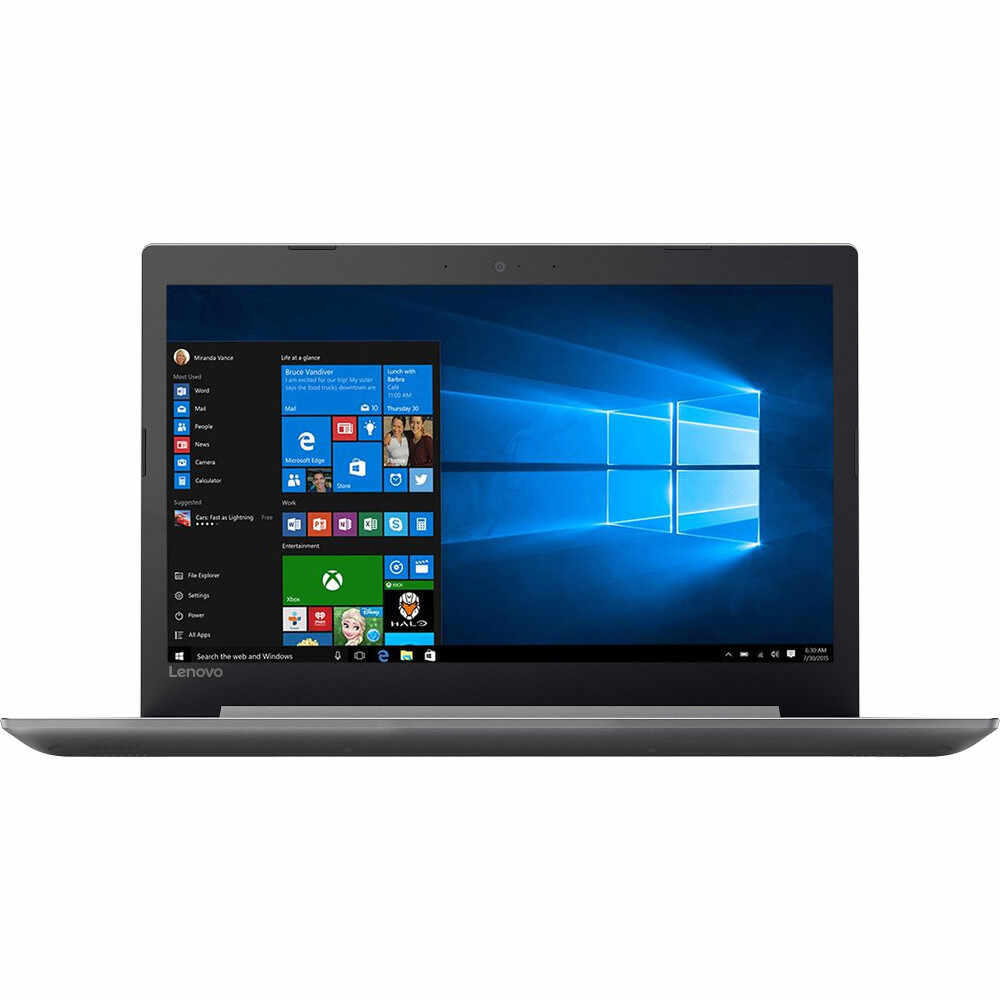 Laptop Lenovo IdeaPad 320-15ISK, Intel Core i3-6006U, 4GB DDR4, SSD 128GB, Intel HD Graphics, Windows 10 Home