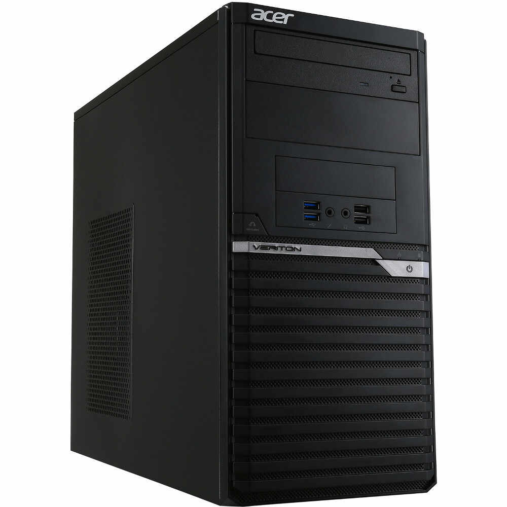 Sistem Desktop PC Acer Veriton VM6650G, Intel Core i3-7100, 4GB DDR4, HDD 1TB, Intel HD Graphics, Free DOS