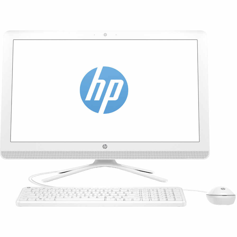 Sistem Desktop PC All-In-One HP 24-e001nq, Intel Core i3-7100U, 4GB DDR4, HDD 1TB, Intel HD Graphics, Free DOS