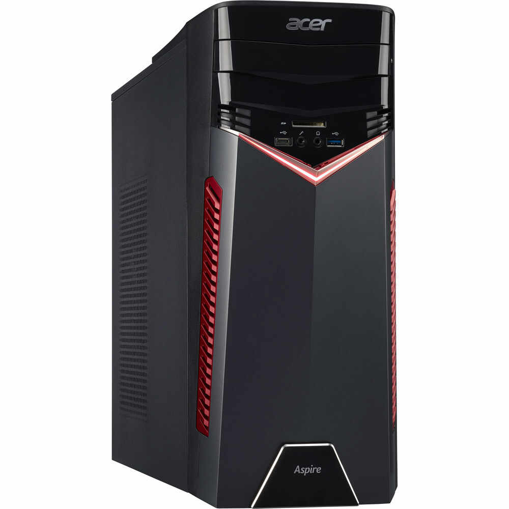 Sistem Desktop PC Gaming Acer Aspire GX-281, AMD Ryzen 5 1400, 8GB DDR4, HDD 1TB, nVidia GeForce GTX 1050Ti 4GB, Endless OS