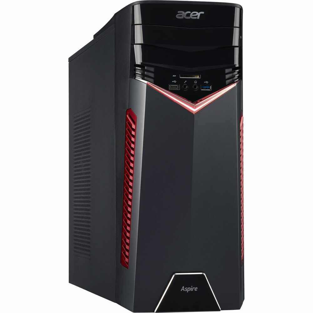 Sistem Desktop PC Gaming Acer Aspire GX-281, AMD Ryzen 5 1600, 16GB DDR4, HDD 1TB + SSD 256GB, AMD Radeon RX 580 4GB, Endless OS