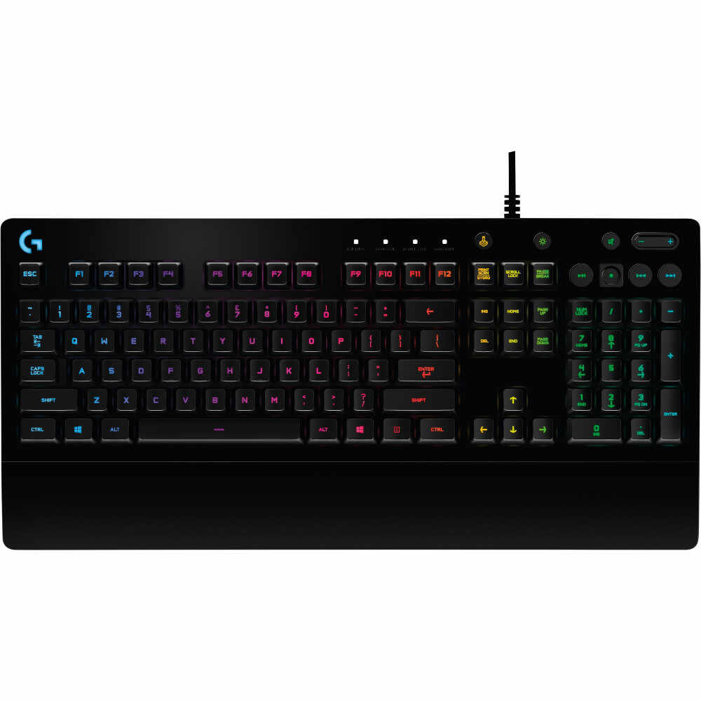 Tastatura gaming Logitech G213 Prodigy, RGB, Negru
