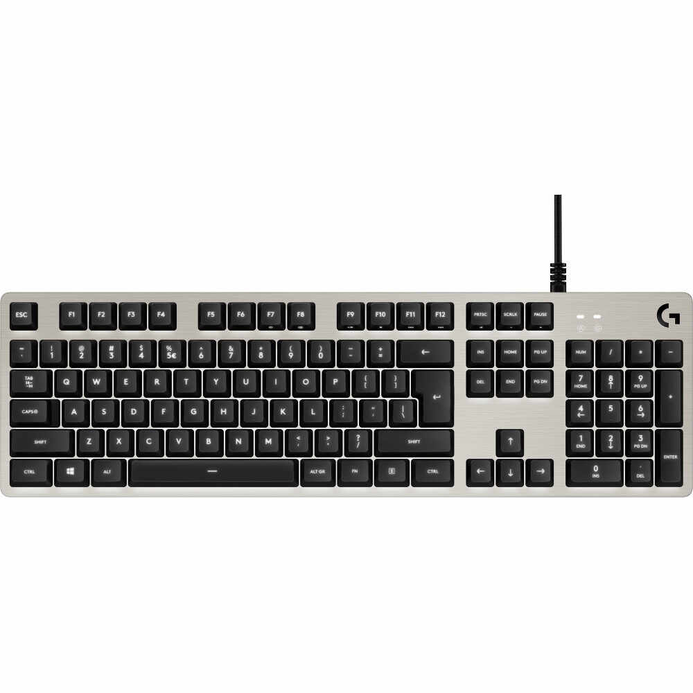 Tastatura gaming mecanica Logitech G413, Iluminata, Argintiu