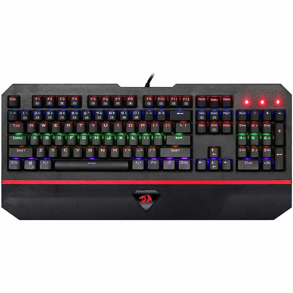 Tastatura gaming mecanica Redragon Andromeda Rainbow LED