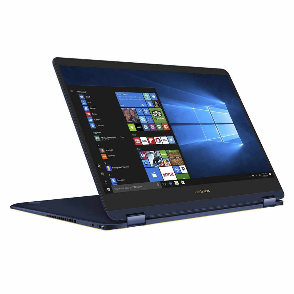 Laptop 2 in 1 Asus ZenBook Flip UX370UA-C4227T, Intel Core i7-8550U, 8GB DDR3, SSD 256GB M.2, Intel HD Graphics, Windows 10 Home