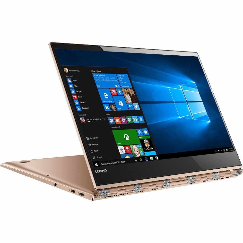 Laptop 2 in 1 Lenovo Yoga 920-13IKB, Intel Core i7-8550U, 8GB DDR4, SSD 512GB, Intel UHD Graphics, Windows 10 Home