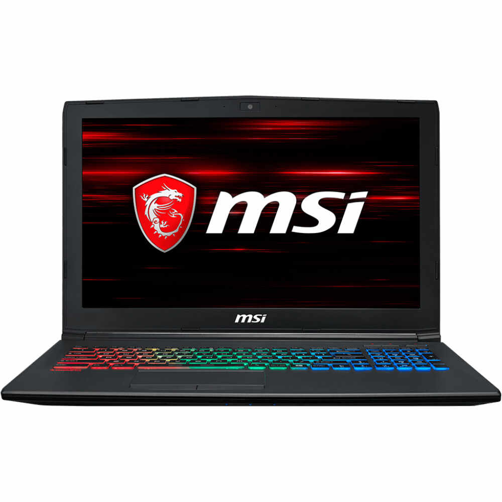 Laptop Gaming MSI GF62 8RD-261XRO, Intel® Core™ i7-8750H, 8GB DDR4, HDD 1TB, nVIDIA GeForce GTX 1050Ti 4GB, Free DOS