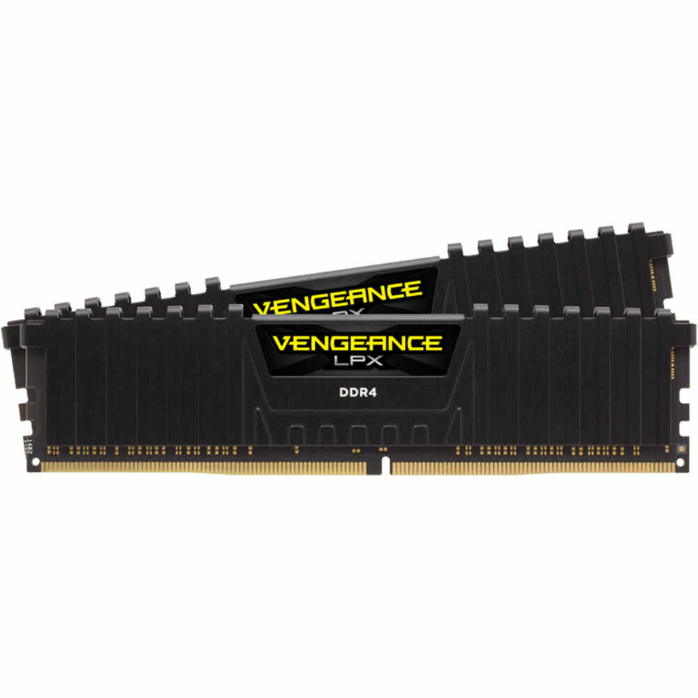 Memorie Corsair Vengeance LPX, 32GB, DDR4, 2400MHz, CL16 Negru, kit 2x16GB