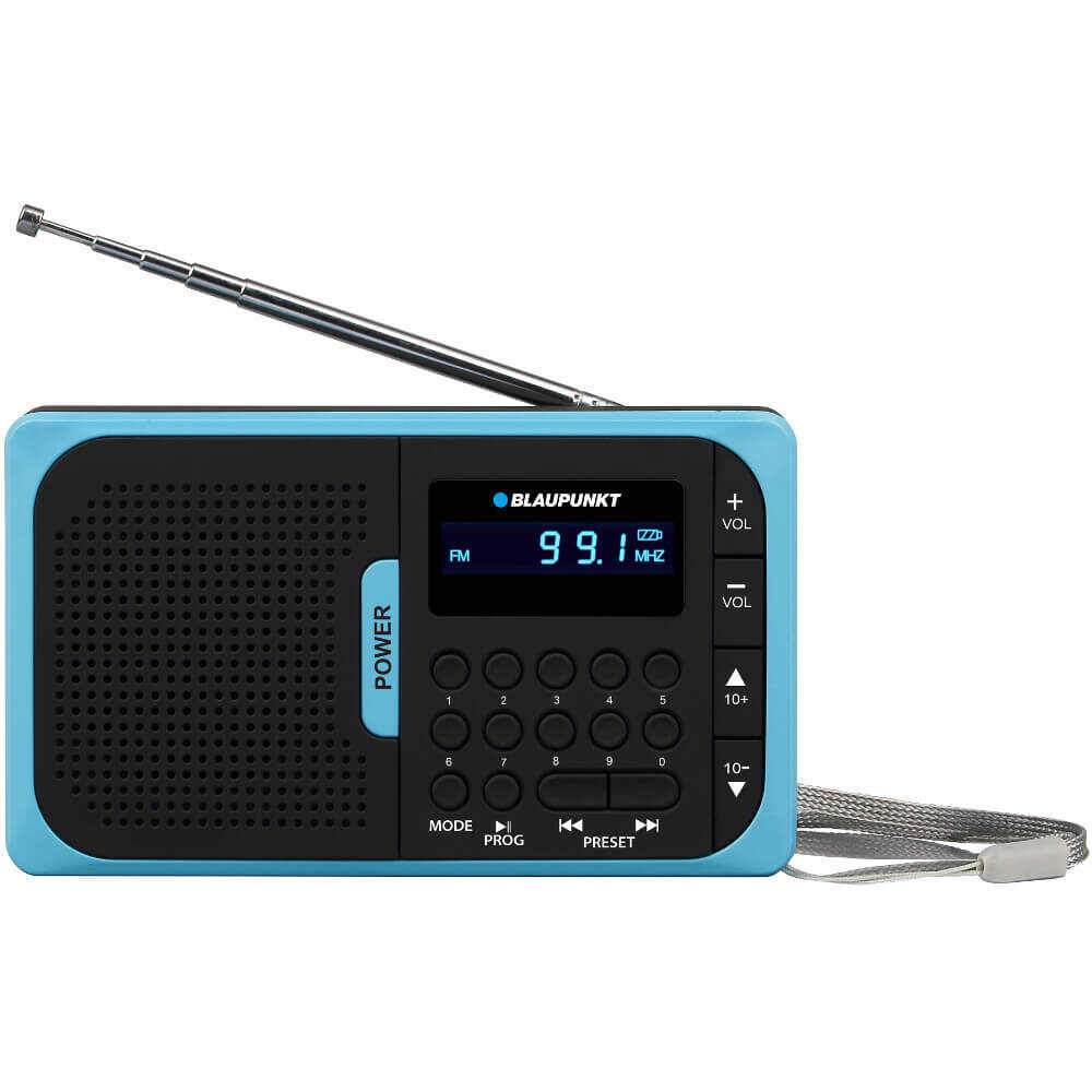 Radio portabil Blaupunkt PR5BL, SD, USB, Albastru