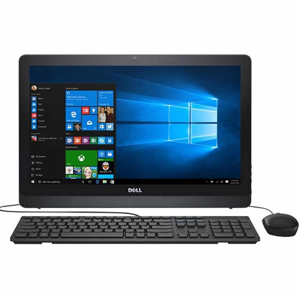 Sistem Desktop PC All-In-One Dell Inspiron 3264, Intel Core i3-7100U, 4GB DDR4, HDD 1TB, Intel HD Graphics, Windows 10 Home