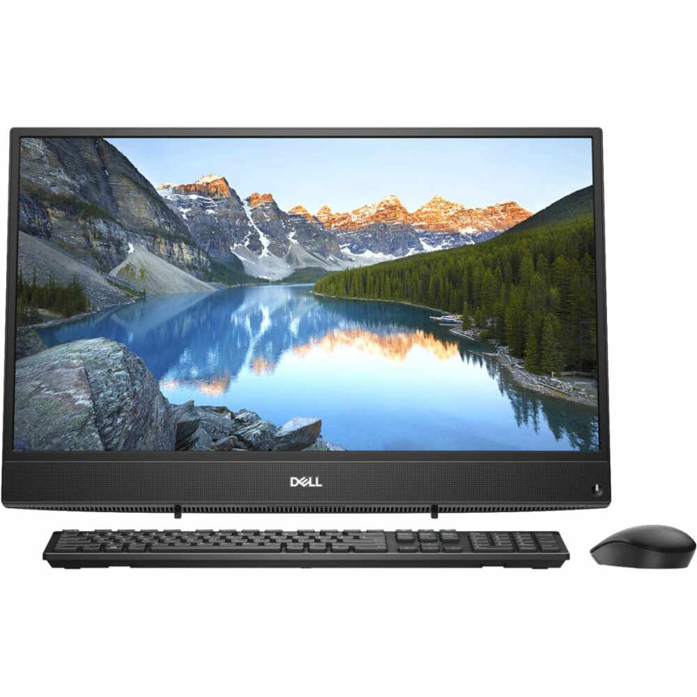 Sistem Desktop PC All-In-One Dell Inspiron 3477, Intel Core i5-7200U, 8GB DDR4, HDD 1TB + SSD 128GB, Intel HD Graphics, Ubuntu 16.04