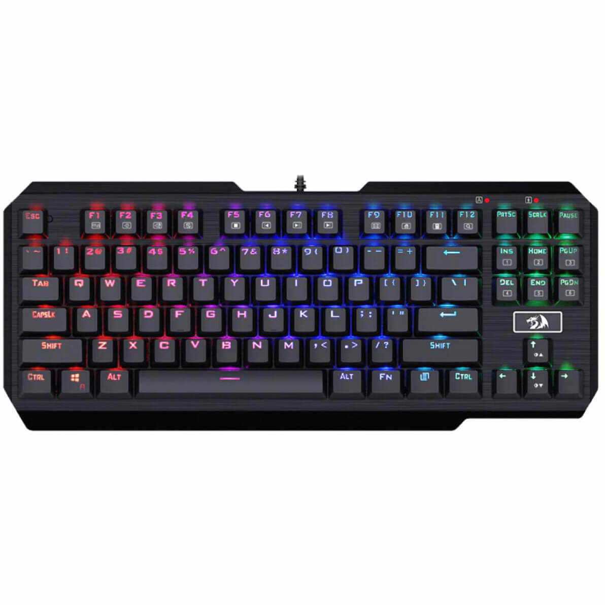 Tastatura gaming mecanica Redragon Usas, Iluminare RGB