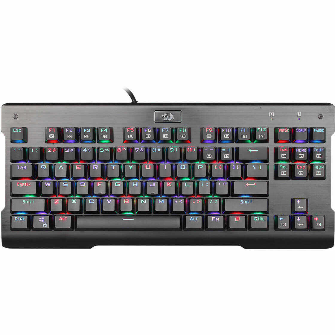 Tastatura gaming mecanica Redragon Visnu, Iluminare RGB