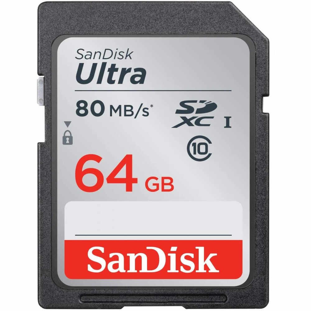 Card de memorie SDXC SanDisk Ultra, 64GB, Clasa 10