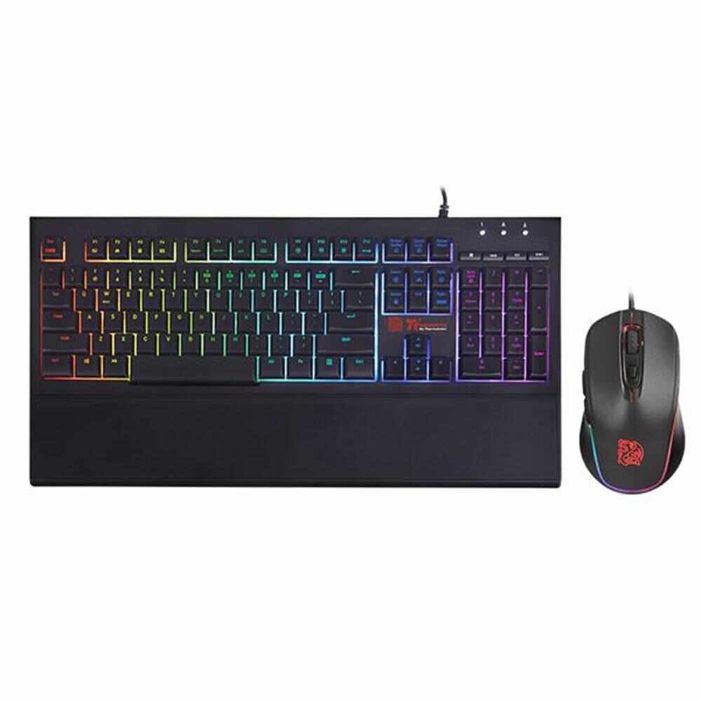 Kit tastatura si mouse gaming Tt eSPORTS Challenger Elite RGB