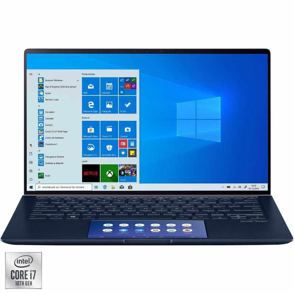 Laptop Asus ZenBook 14 UX434FAC-A5169T, Intel® Core™ i7-10510U, 16GB DDR4, SSD 512GB, Intel® UHD Graphics, Windows 10 Home