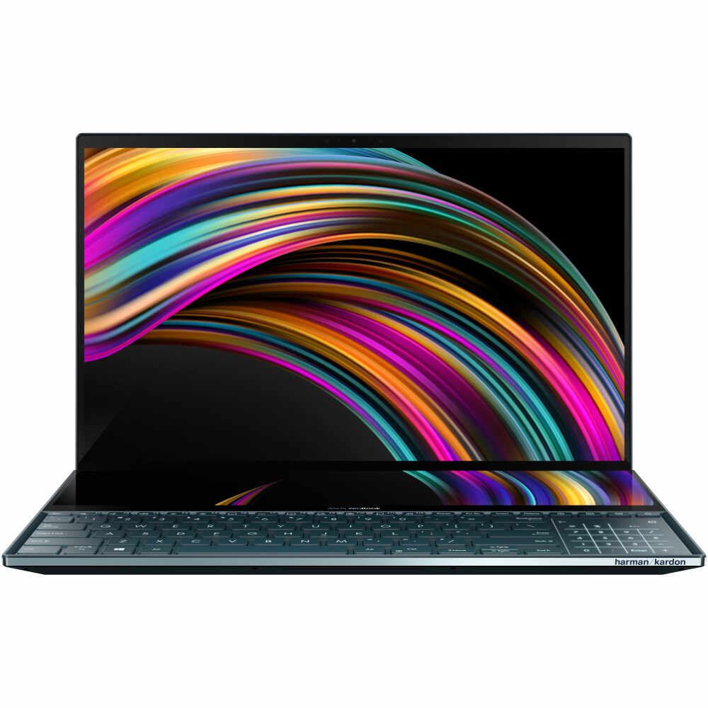 Laptop Asus ZenBook Pro Duo UX581GV-H2004R, Intel® Core™ i7-9750H, 16GB DDR4, SSD 512GB, NVIDIA GeForce RTX 2060 6GB, Windows 10 Pro