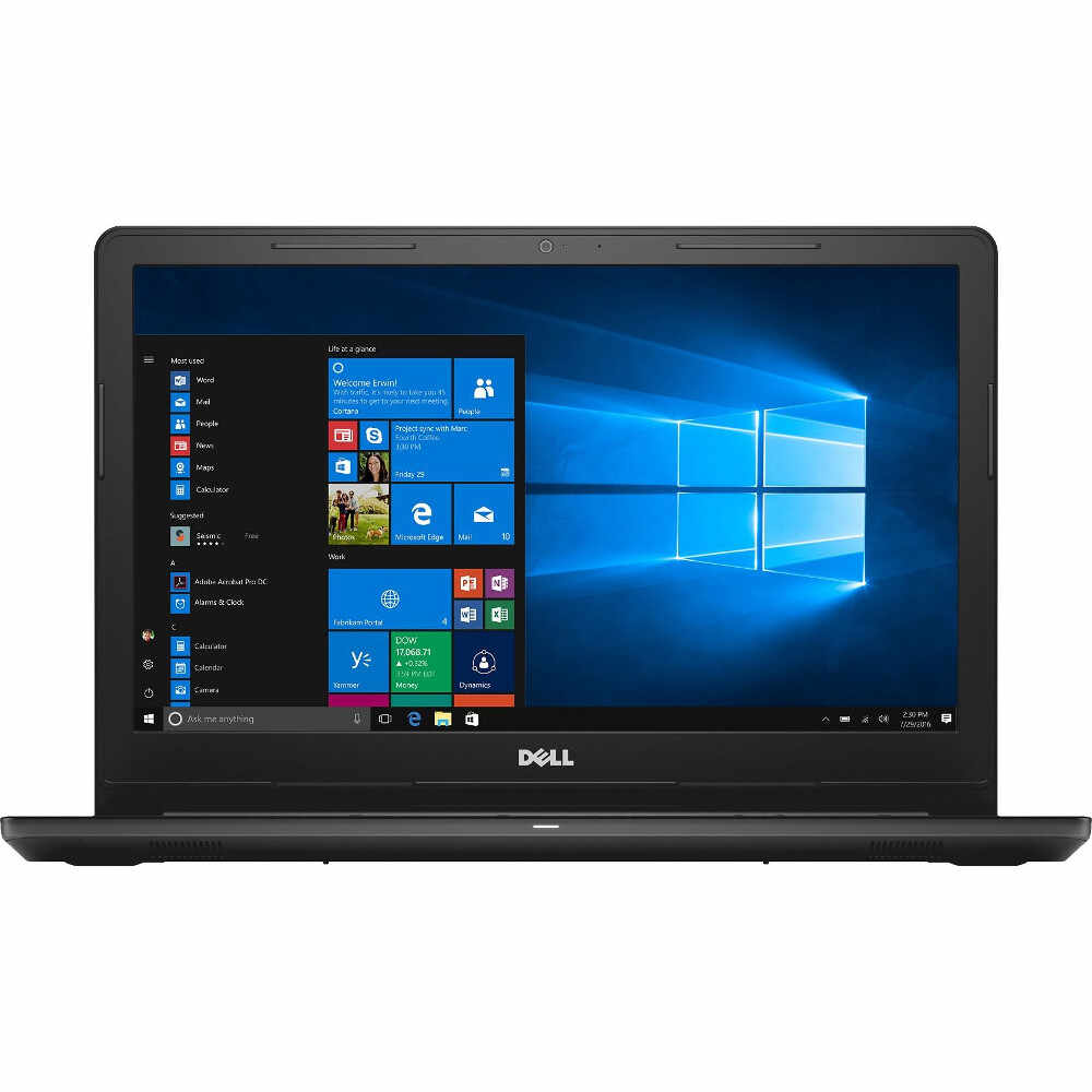 Laptop Dell Inspiron 3576, Intel® Core™ i3-7020U, 4GB DDR4, HDD 1TB, AMD Radeon 530 2GB, Windows 10 Home