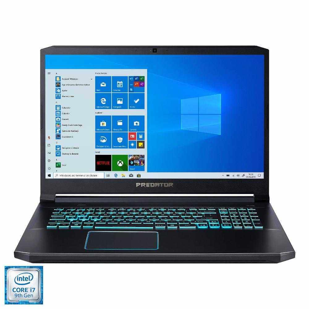 Laptop Gaming Acer Predator Helios 300 PH317-53-763S, Intel® Core™ i7-9750H, 16GB DDR4, HDD 1TB + SSD 512GB, NVIDIA GeForce GTX 1660Ti 6GB, Windows 10 Home