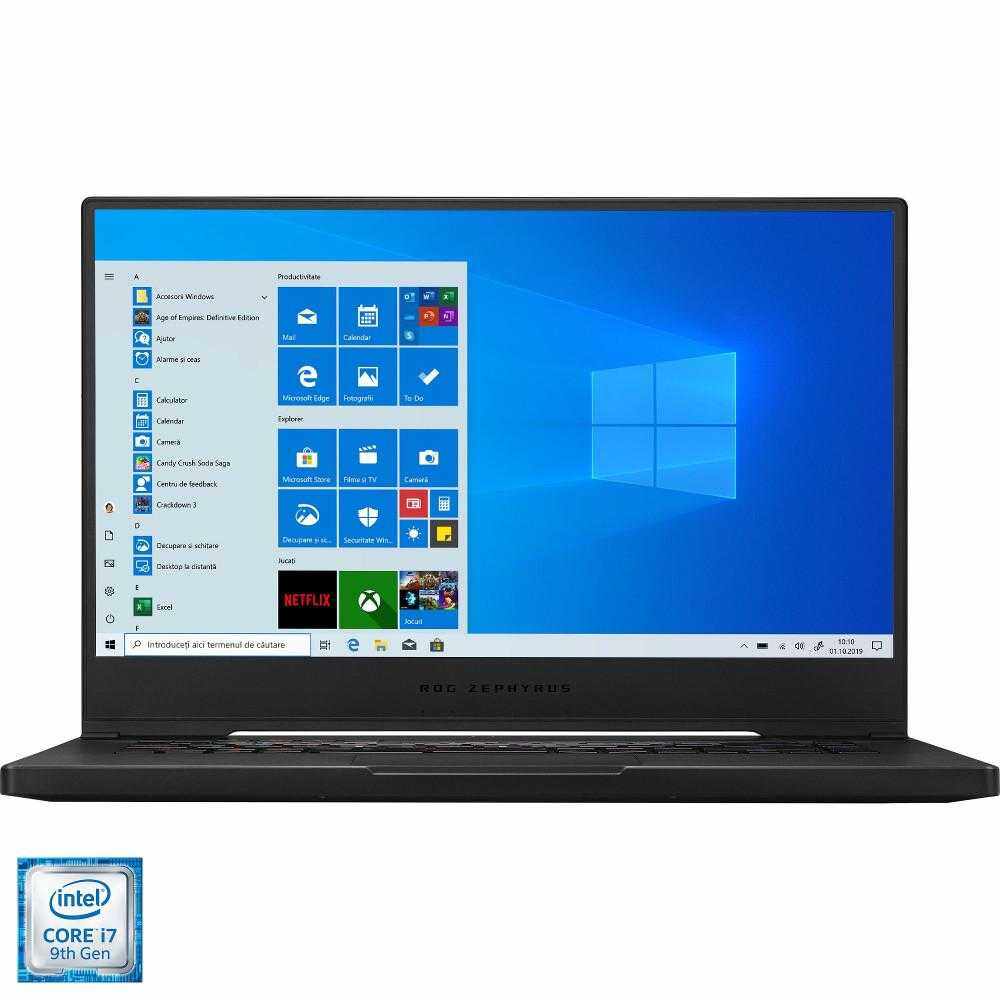Laptop Gaming Asus ROG Zephyrus S GX502GW-AZ065T, Intel® Core™ i7-9750H, 32GB DDR4, SSD 1TB, nVidia GeForce RTX 2070 8GB, Windows 10 Home