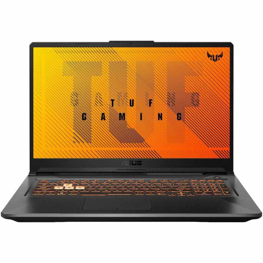 Laptop Gaming Asus TUF A17 FX706II-AU038, AMD Ryzen™ 5 4600H, 8GB DDR4, SSD 512GB, NVIDIA GeForce GTX 1650Ti 4GB, Free DOS