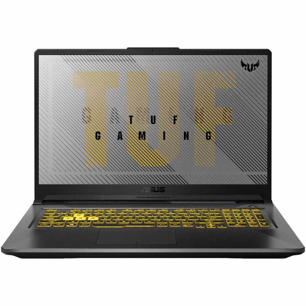 Laptop Gaming Asus TUF A17 FX706II-H7059, AMD Ryzen™ 7 4800H, 8GB DDR4, SSD 512GB, NVIDIA GeForce GTX 1650 Ti 4GB, Free DOS