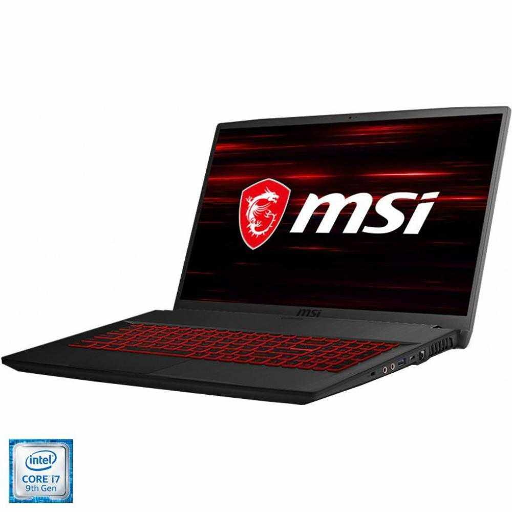 Laptop Gaming MSI GF75 Thin 9SD-070XRO, Intel® Core™ i7-9750H, 8GB DDR4, SSD 512GB, NVIDIA GeForce GTX 1660 Ti 6GB, Free DOS