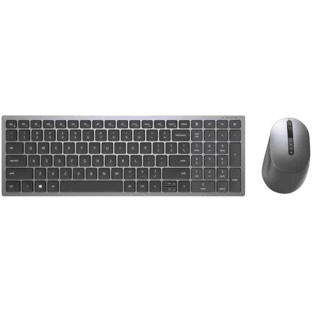 Kit Tastatura + Mouse Dell Multi-Device KM7120W, Wireless, Negru