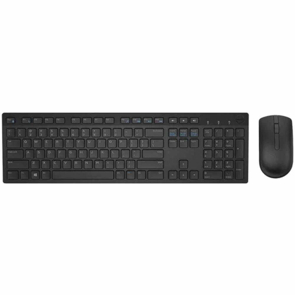 Kit Tastatura + Mouse Wireless Dell KM636, Negru