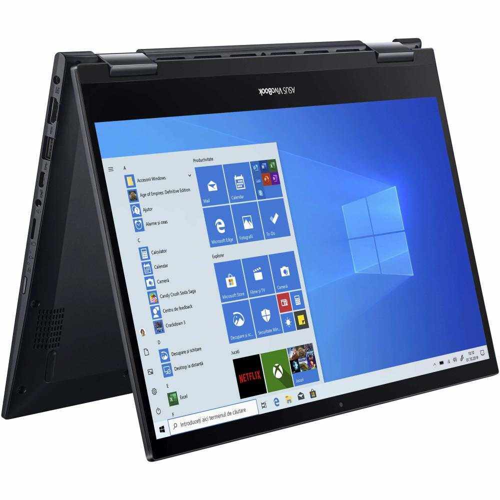 Laptop 2 in 1 Asus VivoBook Flip TM420IA-EC057T, AMD Ryzen™ 5 4500U, 8GB DDR4, SSD 256GB, AMD Radeon™ Graphics, Windows 10 Home