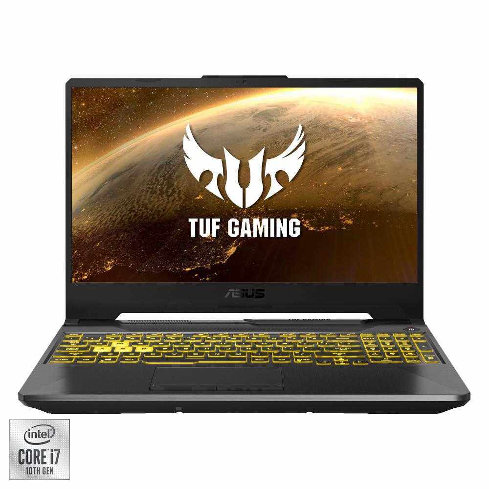 Laptop Gaming Asus TUF F15 FX506LU-HN109, Intel® Core™ i7-10870H, 16GB DDR4, SSD 512GB, NVIDIA GeForce GTX 1660Ti 6GB, Free DOS