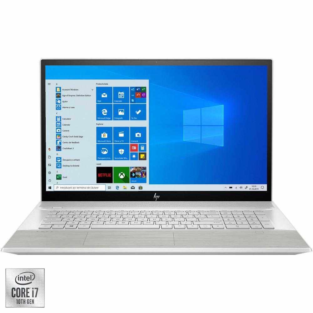 Laptop HP Envy 17-cg0005nq, Procesor Intel® Core™ i7-1065G7, 16GB DDR4, SSD 512GB, NVIDIA GeForce MX330 4GB, Windows 10 Home