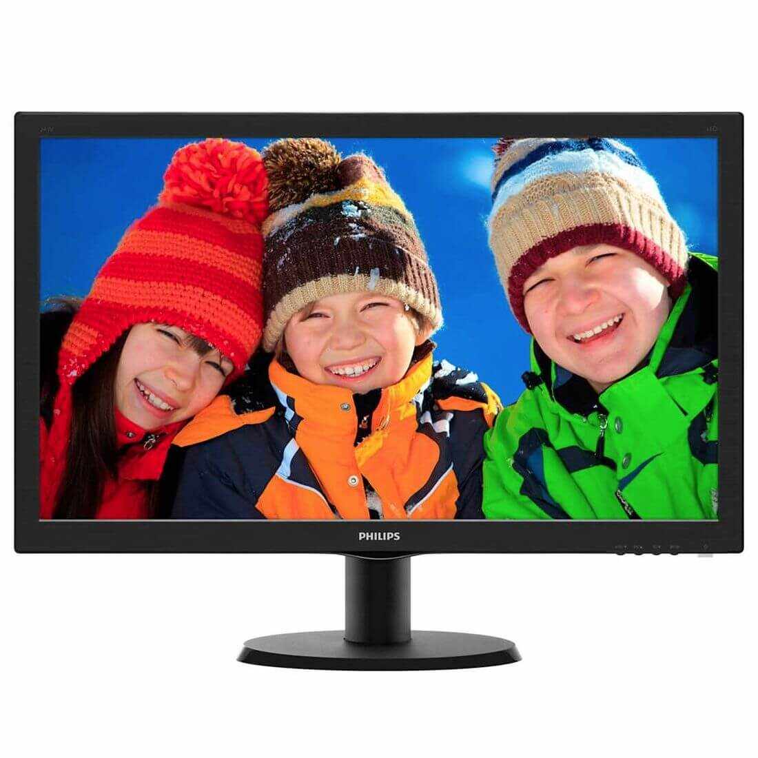 Monitor LCD Philips 243V5LHSB/00, 23.6 inch, Full HD, HDMI, Negru