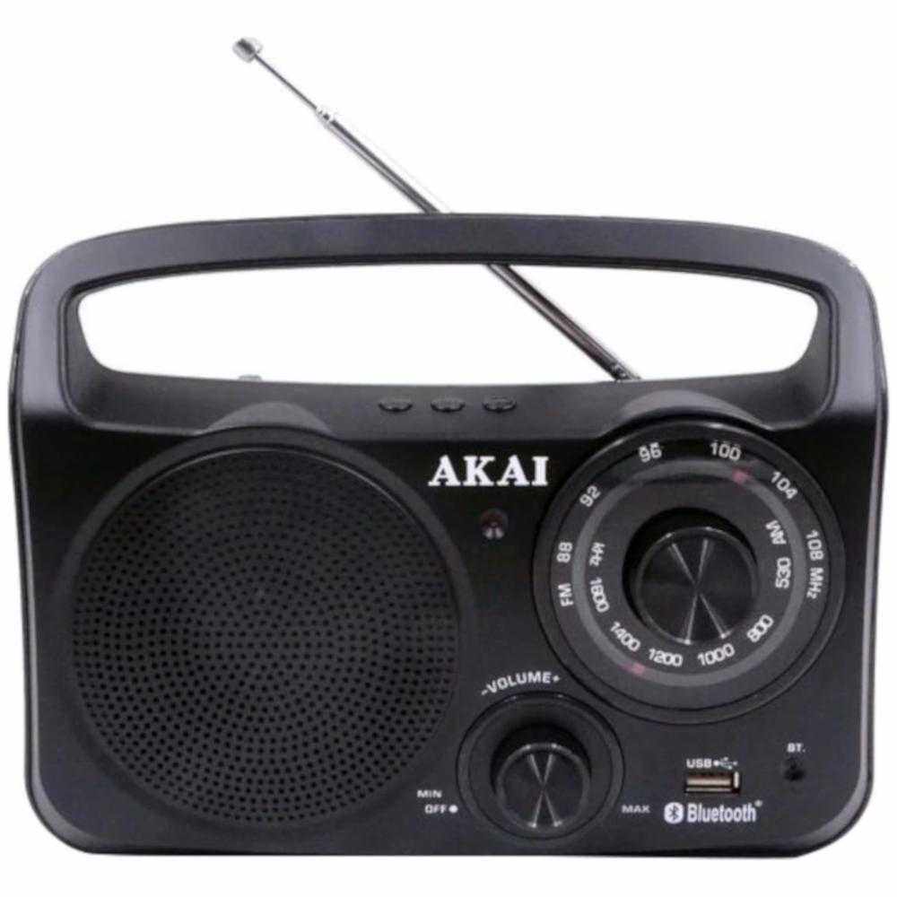 Radio portabil Akai APR-85BT, Bluetooth, Negru