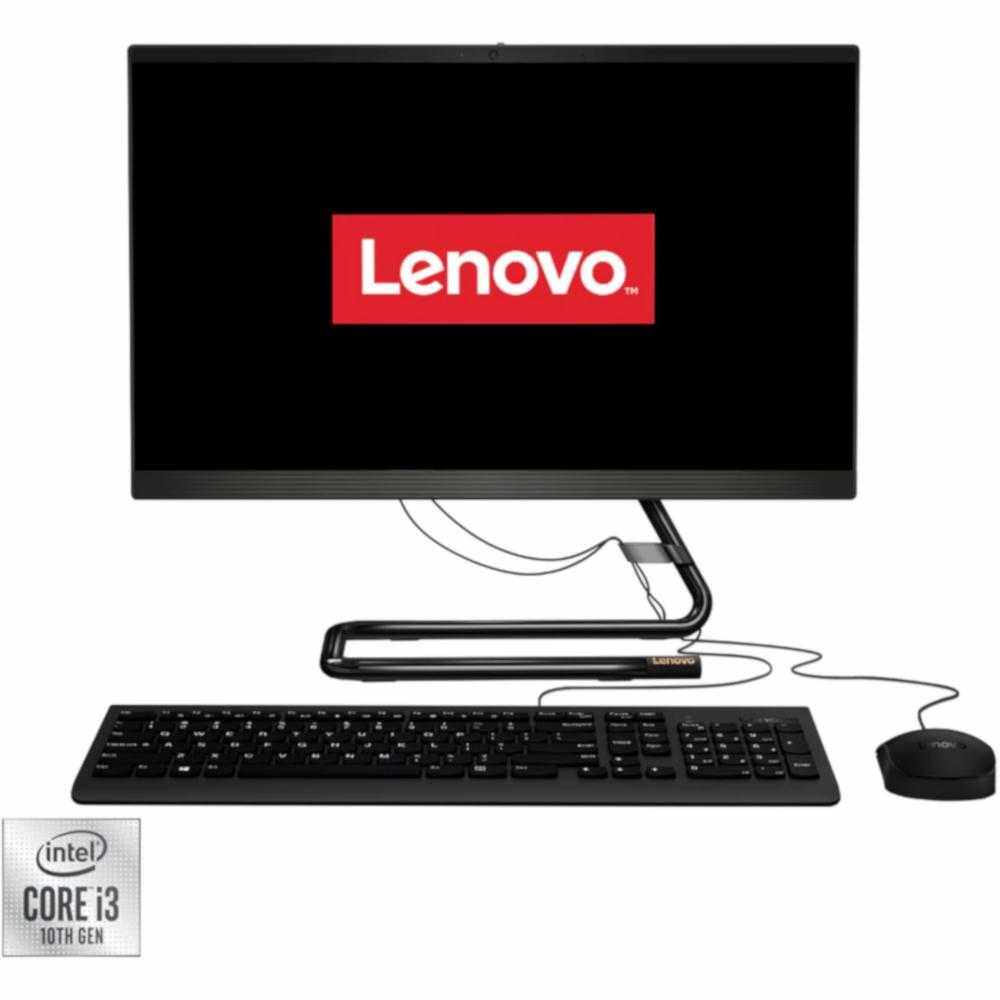 Sistem Desktop PC All-in-One Lenovo IdeaCentre 3 22IMB05, 21.5