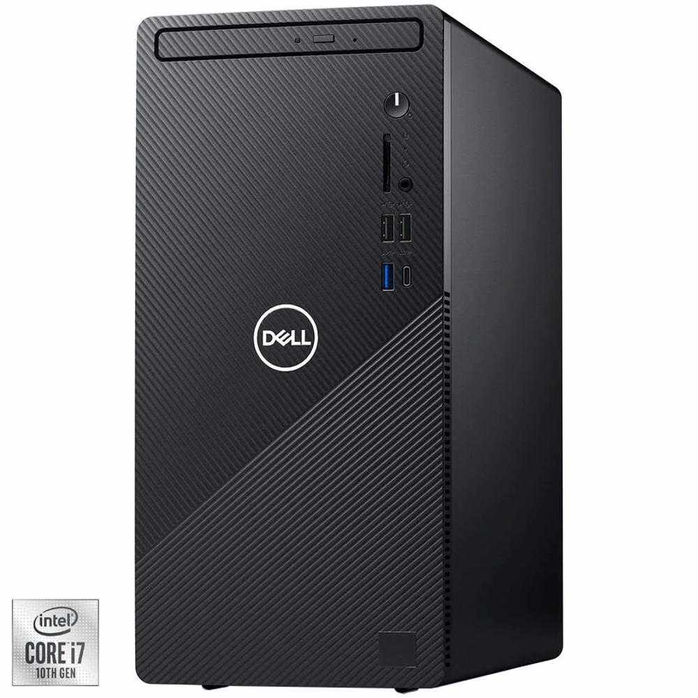 Sistem Desktop PC Dell Inspiron 3881, Intel® Core™ i7-10700, 8GB DDR4, SSD 512GB, NVIDIA GeForce GTX 1650 SUPER 4GB, Ubuntu 18.04