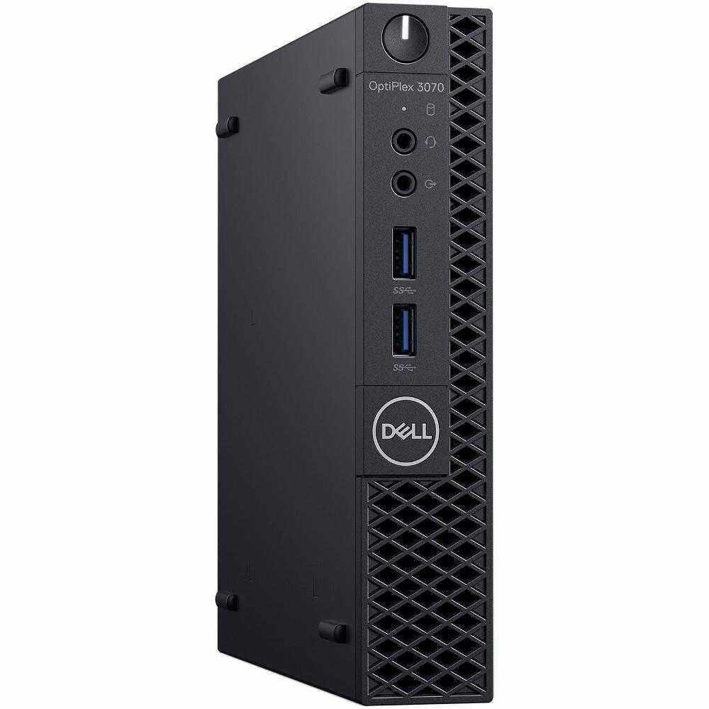 Sistem Desktop PC Dell OptiPlex 3070 MFF, Intel® Core™ i5-9500T, 8GB DDR4, SSD 256GB, Intel® UHD Graphics, Ubuntu Linux 18.04
