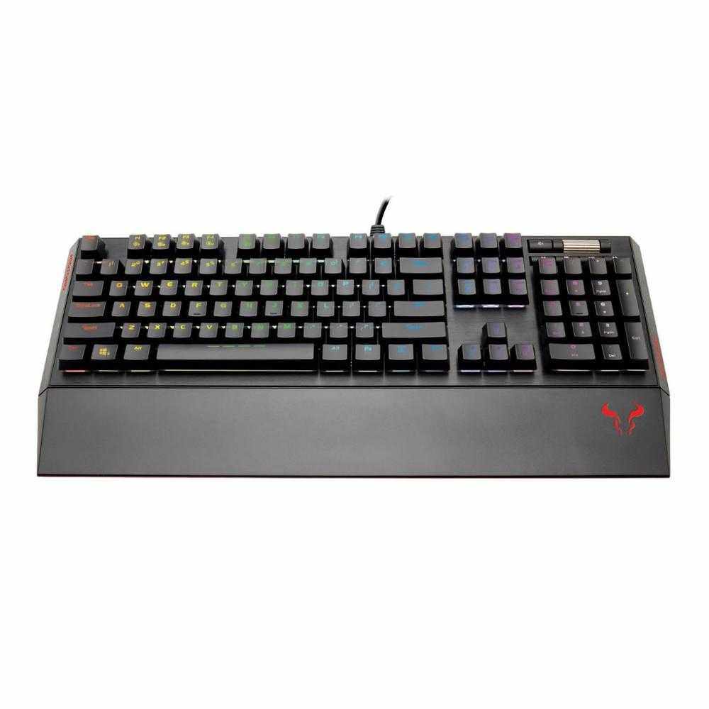 Tastatura gaming Riotoro Ghostwriter, RGB, Negru