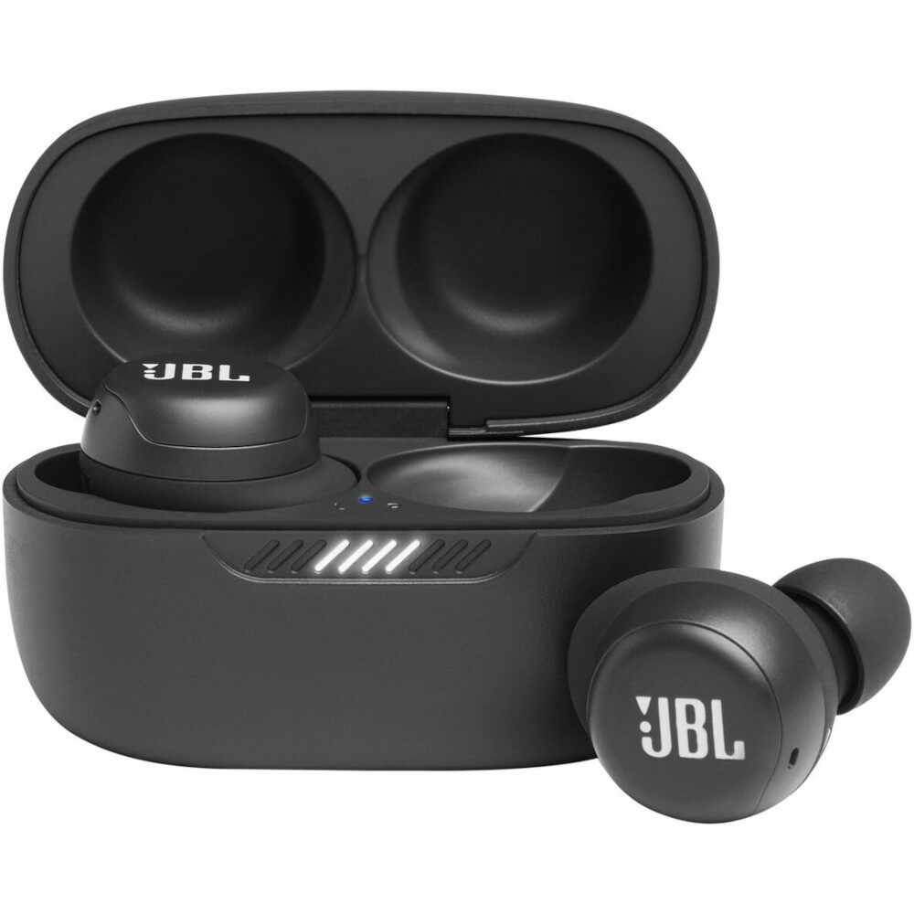Casti audio in-ear true wireless JBL LIVE Free NC+, Bluetooth, Negru