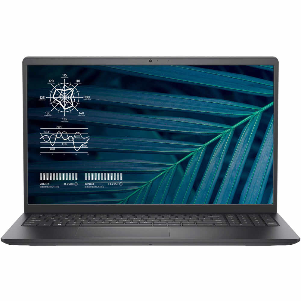 Laptop Dell Vostro 3510, 15.6 inch, FHD, Intel Core i5-1135G7, 8GB, SSD 256GB, nVidia GeForce MX350 2GB, Windows 11 Pro, Carbon Black