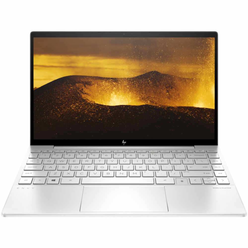 Laptop HP Envy 13-ba1011nn, 13.3 inch, Full HD, Intel Core i7-1165G7, 8GB, 512GB SSD, Intel Iris Xe Graphics, Windows 11 Home, Argintiu