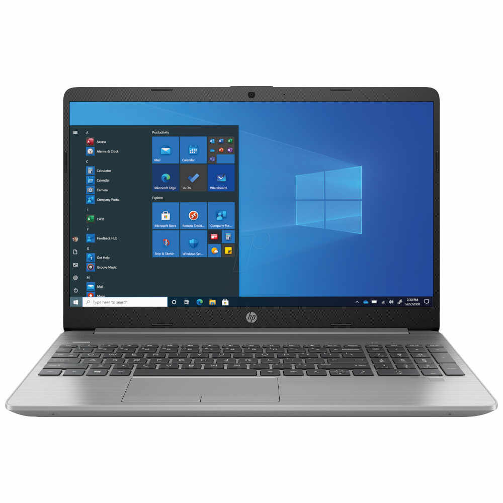 Laptop HP G8 2W8Y6EA, Intel Core i5-1135G7, 16GB DDR4, 512GB SSD, Intel Iris Xe Graphics, Windows 10 Pro, Argintiu