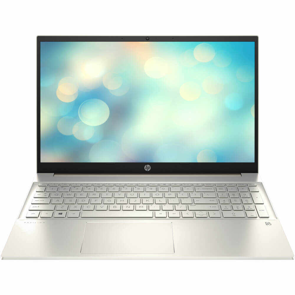 Laptop HP Pavilion 15-eh1025nq, AMD Ryzen 7 5700U, 15.6inch Touchscreen, Full HD, 16GB, 1TB SSD, AMD Radeon Graphics, Windows 11 Home, Warm Gold