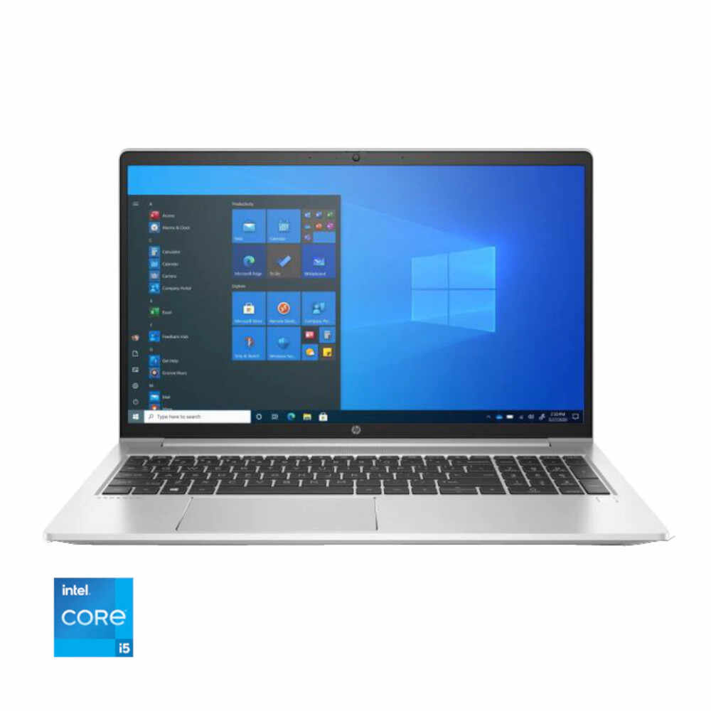 Laptop HP ProBook 450 G8, 15.6 inch, Full HD, Intel Core i5-1135G7, 16GB, 512GB SSD, Intel Iris XeGraphics, Windows 10 Pro, Silver