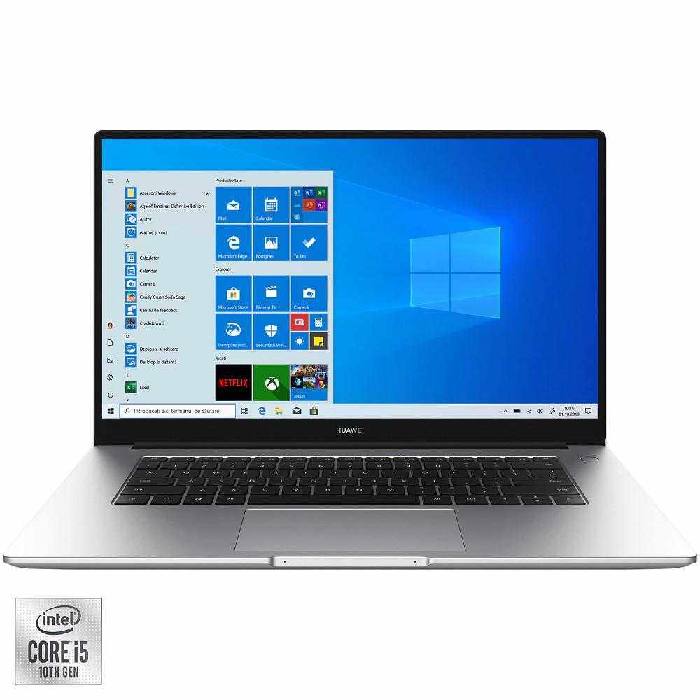 Laptop Huawei MateBook D15 2021, Intel® Core™ i5-10210U, 16GB DDR4, 512GB SSD, Intel® UHD Graphics, Windows 10 Home