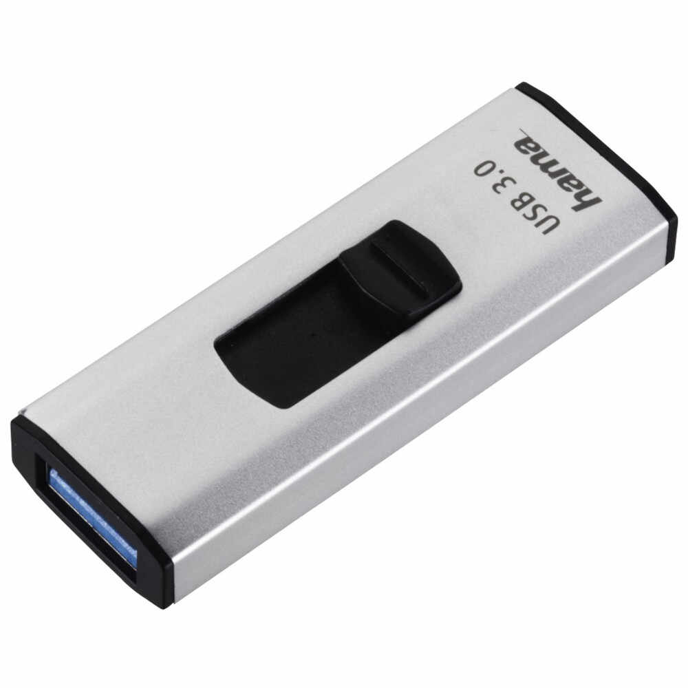 Memorie USB Hama 4Bizz, 128GB, USB 3.0, Rata transfer 90MB/s, Negru/Argintiu