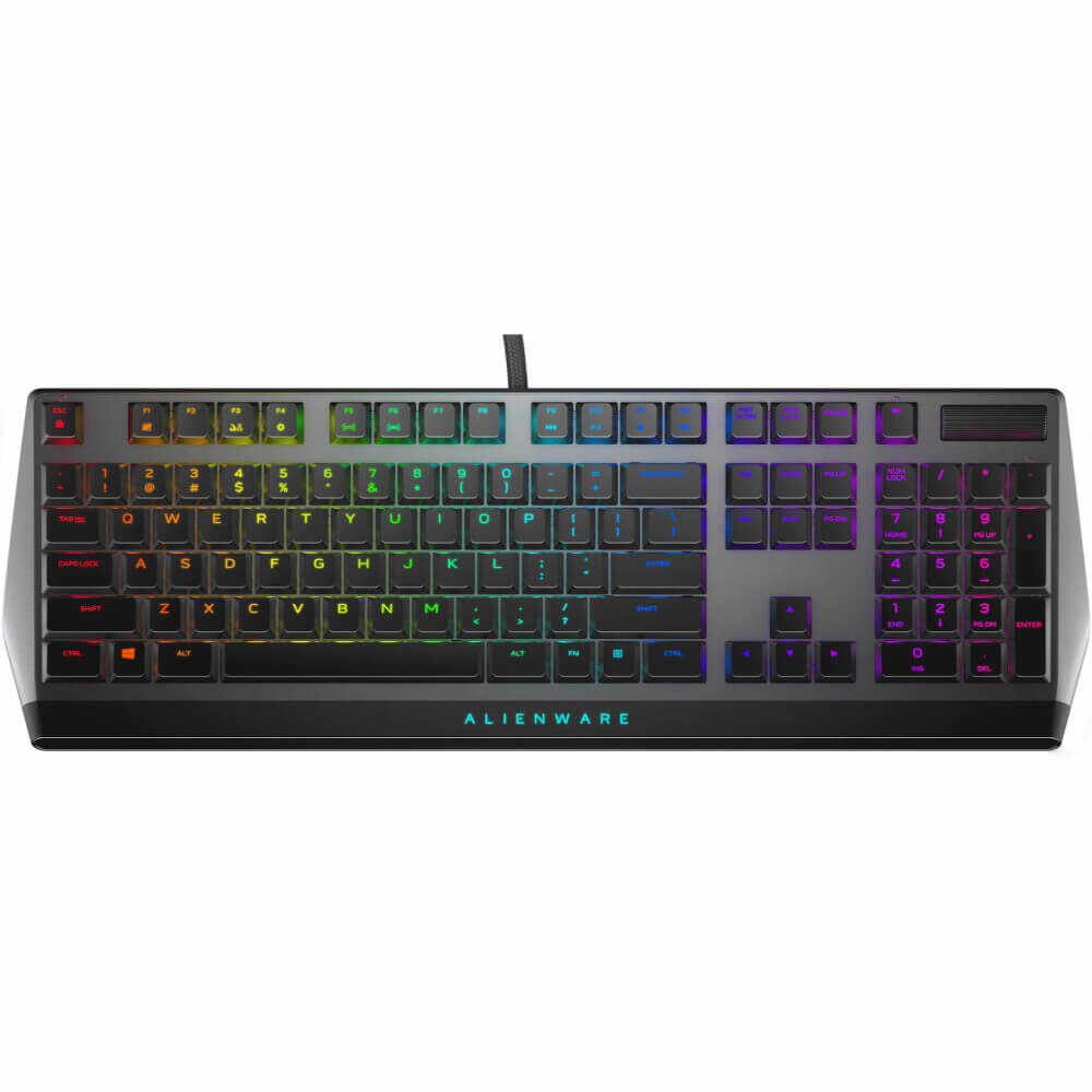 Tastatura gaming mecanica Alienware AW510K, Iluminare RGB, Negru
