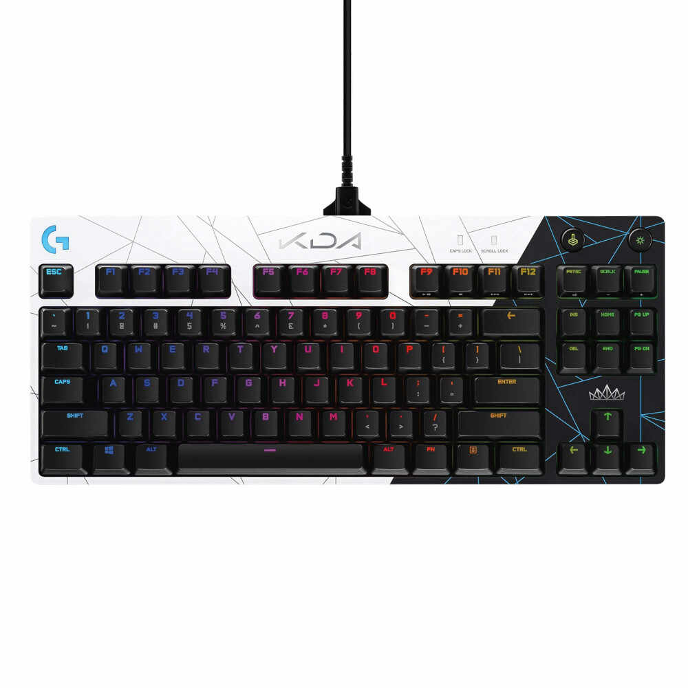 Tastatura gaming mecanica Logitech G PRO, Lightsync RGB, KDA