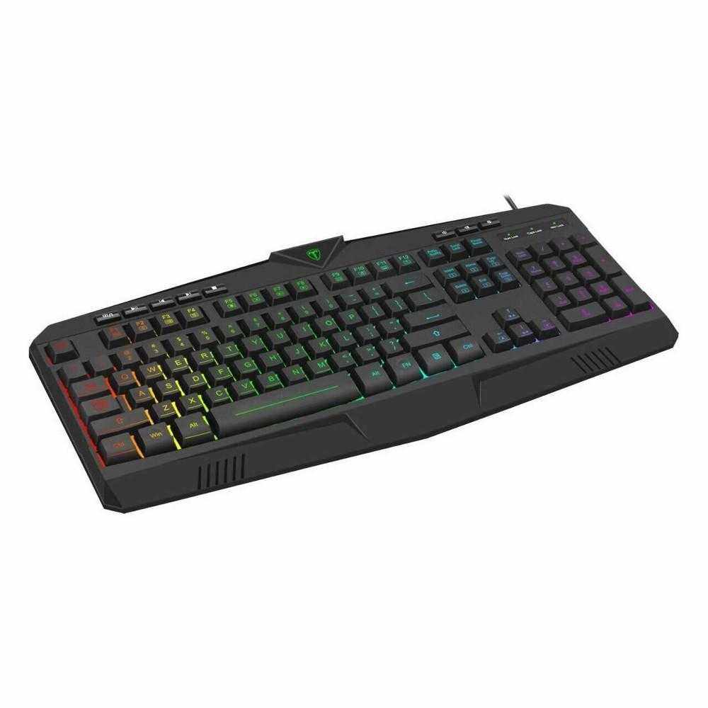 Tastatura gaming T-Dagger Submarine, Iluminare RGB, Negru