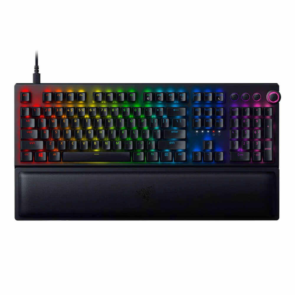 Tastatura Gaming Wireless Razer BlackWidow V3 Pro, Iluminare Chroma RGB, Bluetooth, Mecanica, Negru